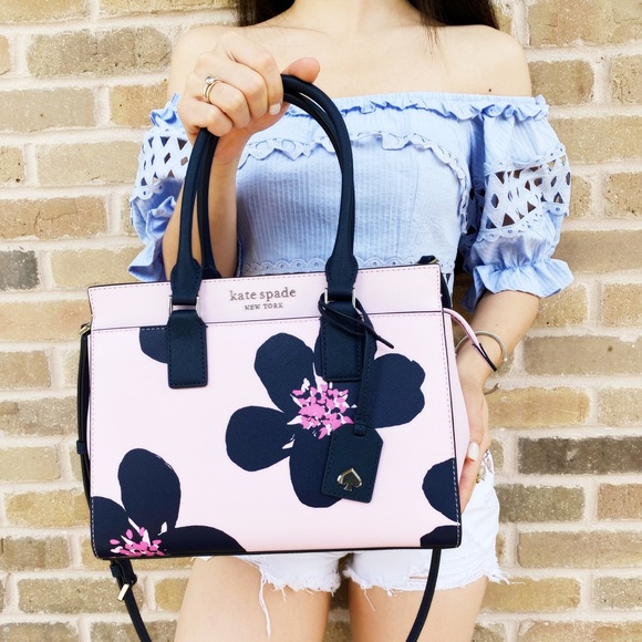 🌸Kate Spade Cameron Satchel Crossbody Floral - Picture 4 of 5